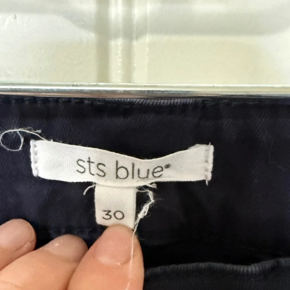 sts blue mandy mid‎ rise flare dark wash denim jeans size 30 Bella swan